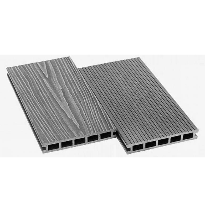 Террасная Доска ДПК Altay Decking 150 х 24 мм Серый 4 пог.м.